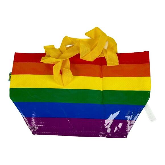 IKEA Rainbow Reusable Bag Storstomma Small Shopping Tote LGBTQIA+ Pride - Picture 6 of 7